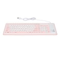 thumbnail image 2 of Foldable Silicone Keyboard 103 Keys Keyboard USB Wired Washable Keyboard with Mute Typing for PC Laptop Travel Office, 2 of 7