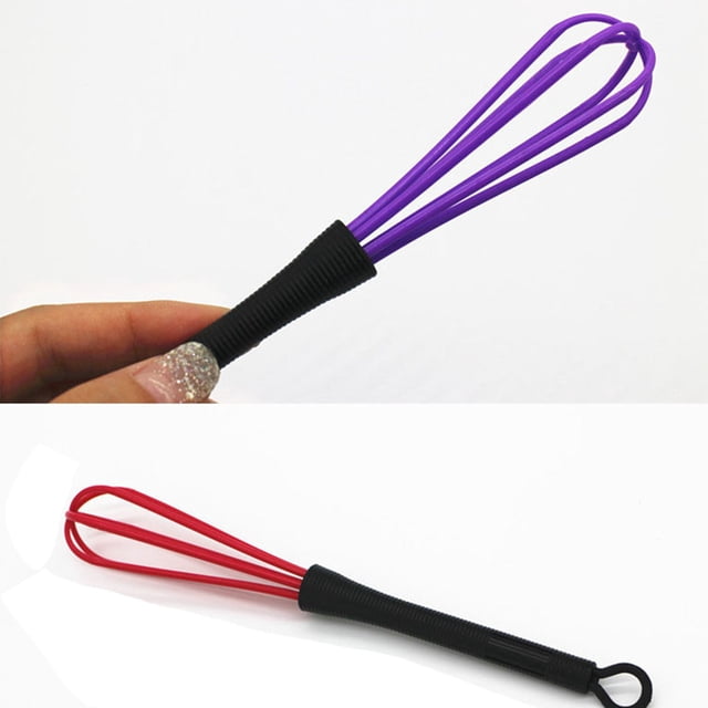 Egg Beater 2 - Hair Dye Whisk for Salon and Home Coloring Versatile Mixer Stirrer Random Colors Mini Hair Color Whisk for Smooth Blending and Whipping