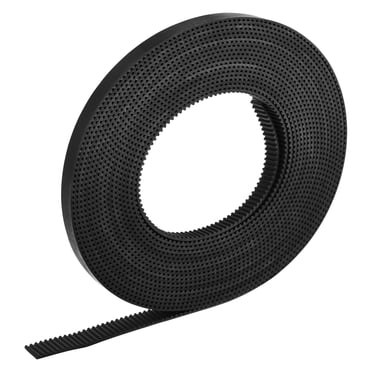 Unique Bargains Black Timing Belt Rubber 5 Meter Circumference 6mm Width Opening Fit Synchronous Pulley Wheel for 3D Printer