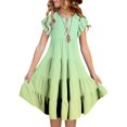 thumbnail image 1 of Robe Fille Robe Dessin Animé Robe d'Anniversaire pour Filles Robes Fantaisie Vêtements pour Filles 6-7 Ans Mode Filles, 1 of 7