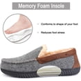 thumbnail image 3 of RockDove Men's Hearthfire Memory Foam Moc Slipper, 3 of 6