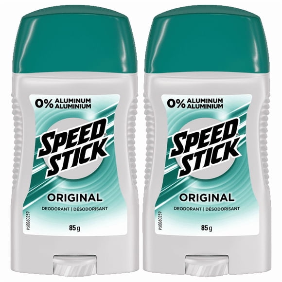 Speed Stick Deodorant For Men, Aluminum Free, Original Scent, 85g (2-Pack)