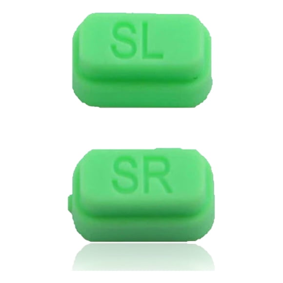 Replacement SR and SL Switch Button Compatible With Nintendo Switch Joy Con Controller (2 Piece Set) (Green)