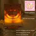 thumbnail image 4 of Kmbangi Birthday Card, 3D Funny Cute Cartoon Bear Light Musical Birthday Cards Greeting Card Gift, 4 of 4