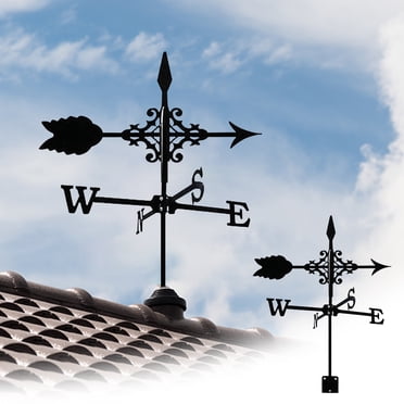 TIMIFIS Windsock Windsock Metal Weathervane Crafts Ornament Outdoor Roof European Decoration Furniture Garden Decor