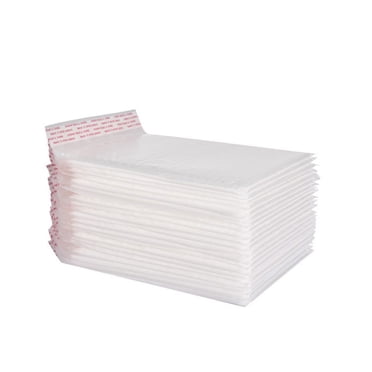 Liquidation! beishanbush Décoration pour la Maison 100 Pcs Enveloppes d'Envoi en Poly à Bulles Rembourrées Auto-Scellantes Doublées Blanches Outils d'Envoi et Amélioration de l'Habitat Taille Unique Multicolore