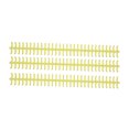 thumbnail image 3 of Binding Strip, PP Plastic 65 Sheet Holdable 10 Pcs Binding Comb Wear Resistant Cuttable  For Loose Leaf Paper Yellow, 3 of 8