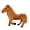 Brown, variant on Simulated Horse Doll Plush Toy White Horse Brown Horse Christmas Gift Sofa Furniture Decoration