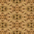 thumbnail image 1 of Ahgly Tapis d'Intérieur Lavable en Machine Carré Marron Selle, 4 Pieds Carré, 1 of 7