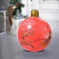 thumbnail image 4 of Dmlowu Christmas Ball Ornaments - Christmas Tree Ornaments for Xmas Tree, Inflatable Christmas Decoration Festive Outdoor Courtyard Pendant Printed Pvc Toy, 4 of 6
