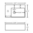 thumbnail image 4 of Imaginations Américaines 16.25-po. W Vessel Ensemble Blanc, 4 of 5
