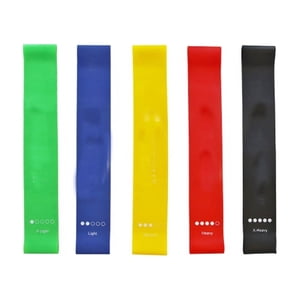 Bandes de boucles de résistance 5 Bandes de fitness Bandes gymnastiques