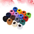 thumbnail image 3 of SHISUYAN 16pcs Crochet Thread Set 16 Colors Cotton Yarn Thread for DIY Craft Embroidery Crochet Cross Stitch ( Color ), 3 of 4