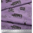 thumbnail image 3 of Soimoi polyester Crepe Fabric Tree,Jar & Bottle Vintage Print Sewing Fabric Yard 42 Inch Wide, 3 of 3