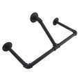 thumbnail image 2 of Industrial Pipe Clothes Display Rack, Modern Minimalist Iron Corrosion Resistance Anti Scratch Rustic Clothing Hanging Rod Bar  For Home, 2 of 8