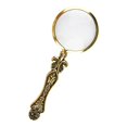 thumbnail image 1 of lionlar Mini Loupe à Bijoux en Verre Optique Conception Incassable avec Poignée Légère Dorée, 1 of 9