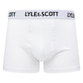thumbnail image 4 of LYLE&SCOTT Men's Boxer Shorts, 3-Pack - Barclay Core Trunks, Stretch Cotton Black/Grey/White L (Large), 4 of 5