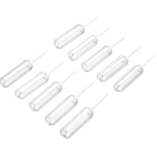 Oleegame 1PC Straw Accessories 50Pcs Disposable Cake Ice Cream Injection Pipette White