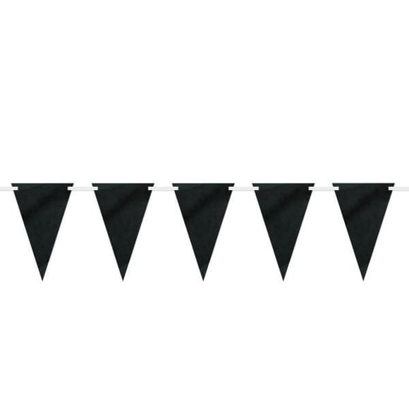 Chalk Paper Flag Banner & 1 Piece Of Chalk, 9 Ft