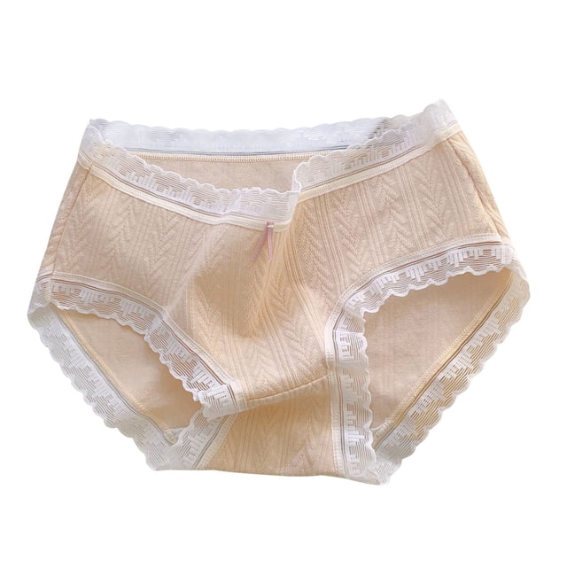 Ultra-Soft Cotton Imitation Girls Underwear - Breathable Mid Rise Hypoallergenic Panties (3-15Y)