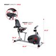 thumbnail image 2 of Sunny Health & Fitness Essential Interactive Series Recumbent Bike – SF-RB422903, 2 of 9