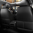 thumbnail image 2 of Maidao Car Seat Covers Leather for FIAT for Panda 2011-Present 5 Seats Airbag Compatible Water Resistant Front Rear Cushion Protector Black, 2 of 8