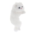 thumbnail image 1 of DOLITY Jouets Mignons pour Chat Statue de Chat Simulée Artisanat, Blanc Gauche, 1 of 9