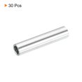 thumbnail image 3 of Unique Bargains Écrou d'Accouplement Rond M4x0.7mm 25mm Manchon Fileté Tige de Connecteur Barre Tige Tube 30 Pack, 3 of 4