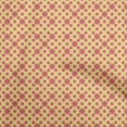 thumbnail image 1 of oneOone Cotton Poplin Medium Yellow Fabric Asian Block Floral Craft Projects Decor Fabric Printed By The Yard 56 Inch Wide, 1 of 4