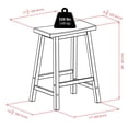 thumbnail image 4 of Winsome Satori Saddle Seat Counter Stool, Walnut, 4 of 8