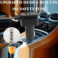 thumbnail image 4 of Car Satellite Power Cable, Satellite Car Charger Adapter Dual Fast Charging Ports with Digital Display for Phone, 4 of 7