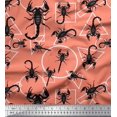 thumbnail image 1 of Soimoi Cotton Duck Fabric Geometric Shapes & Scorpion Insects Print Sewing Fabric Yard 56 Inch Wide, 1 of 1