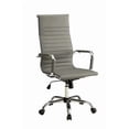 thumbnail image 1 of Chaise de bureau, dossier Tony high de couleur gris. <br>base chromée, 1 of 1