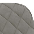 thumbnail image 5 of vidaXL Swivel Dining Chairs 2 pcs Light Grey Velvet, 5 of 5