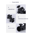 thumbnail image 2 of 3PCS Awning Canopy Pole Fixed Tube Ground Bracket Windproof Adjustable Tent Support Pole with Ground Nails, 2 of 8