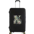 thumbnail image 1 of Housses de Valise Housse de Protection Valise de Voyage Anti-Rayures Housse Anti-Poussière Réutilisable Housse Anti-Poussière Lavable Motif Imprimé Floral Lettre 8floral Lettre X TG, 1 of 6