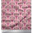thumbnail image 1 of Soimoi Cotton Poplin Fabric Moroccan Damask Print Fabric by Yard 42 Inch Wide, 1 of 3