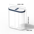 thumbnail image 1 of Contenants de Rangement pour Aliments Boîte de Rangement pour Grains Division Ménage Réservoirs de Rangement Transparents pour Grains Cuisine Aliments Réservoirs de Rangement pour Grains Réservoirs Scellés Contenants Hermétiques pour Aliments, 1 of 2