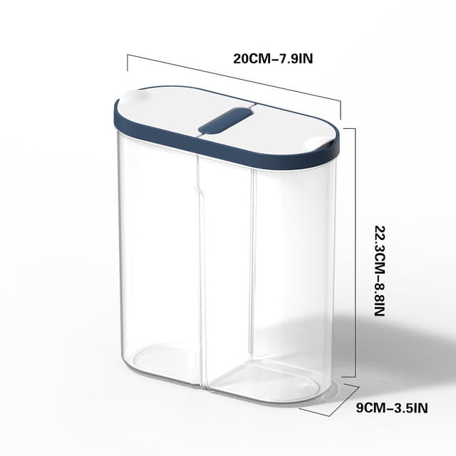 Contenants de Rangement pour Aliments Boîte de Rangement pour Grains Division Ménage Réservoirs de Rangement Transparents pour Grains Cuisine Aliments Réservoirs de Rangement pour Grains Réservoirs Scellés Contenants Hermétiques pour Aliments