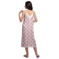 thumbnail image 2 of Moomaya Nuisette à Bretelles Spaghetti Imprimée pour Femmes Longueur Genou Tenue de Nuit, 2 of 6