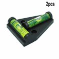 thumbnail image 3 of Lefu 2PCSTwo Way T-Shape Mini Leveller Bubble Spirit Level for Pictures TV\'s Caravans, 3 of 7