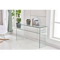 thumbnail image 1 of Topline Home Furnishings Glass Console Table, 1 of 1