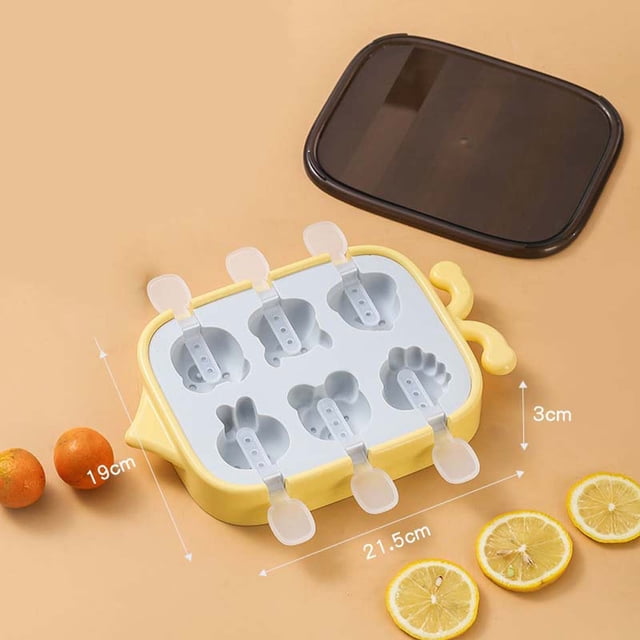 Reusable Ice Cream Popsicle Molds for Homemade Frozen Treats and Snacks