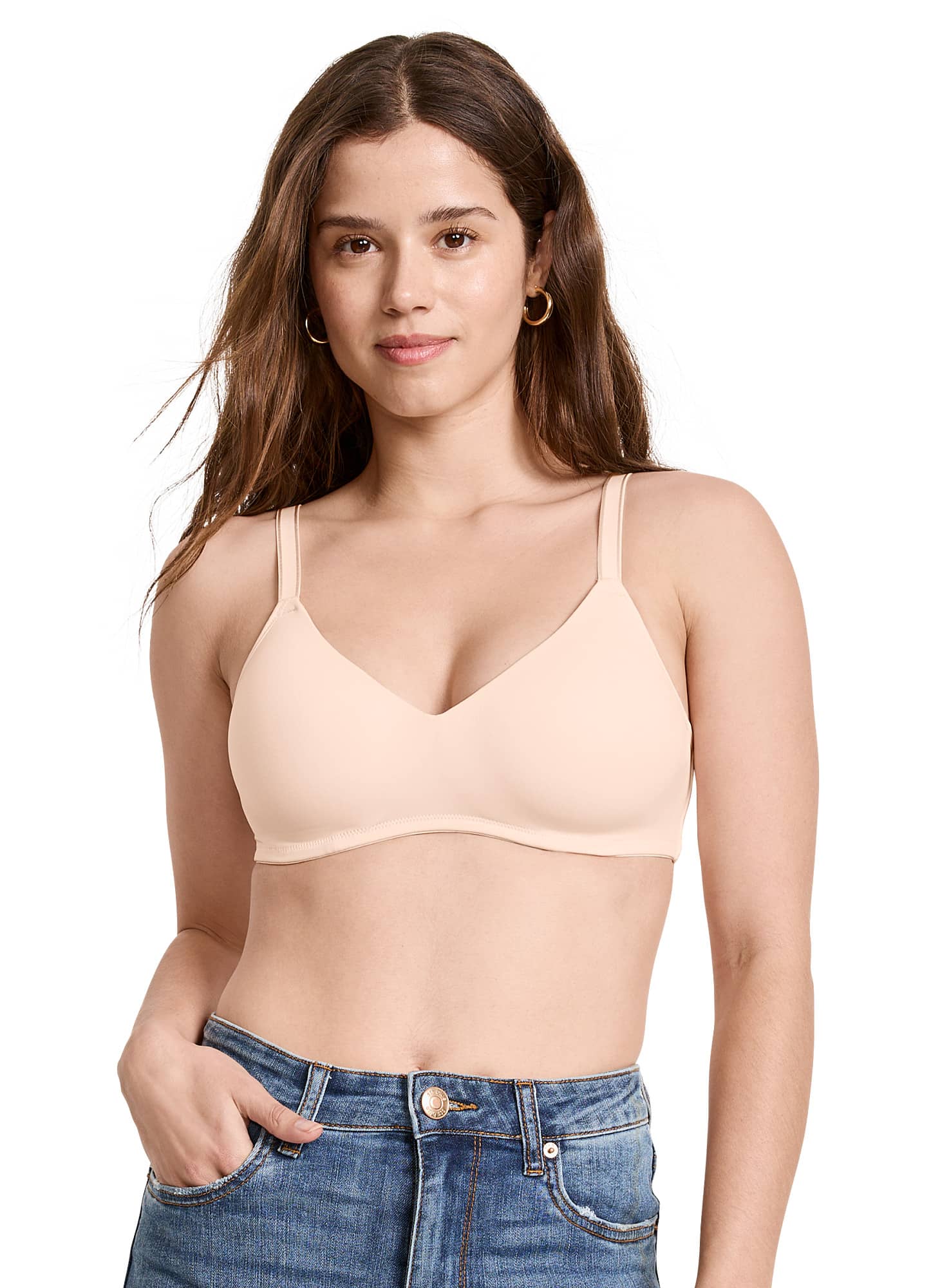 Jockey Smooth & Sleek Microfiber Full Coverage Wirefree T-Shirt Bra