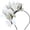White_002, variant on XASZHN Fairy Tale Wedding Flower Headband Bridal Forest Fairy Hairband Blue_003 One Size