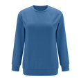 thumbnail image 4 of Pxiakgy Tenues d'Automne pour Femmes 2024 Chandail en Molleton Col Rond Uni Manches Longues Décontracté Mignon Léger Ample Taille : S-2TG, 4 of 8