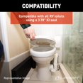 thumbnail image 4 of Lippert Joint de Toilette Components 2022121983 Flow Max; Remplacement pour Lippert Flow Max Toilettes; Joint de Bride de Plancher; Simple; avec Trousse de Montage de Toilette, 4 of 6