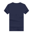 thumbnail image 3 of Birdeem Unisex T-Shirt Printed Pattern Casual Fashion Soild Color Short Sleeve Tops, 3 of 7