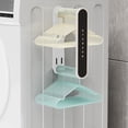 thumbnail image 4 of RuiJiao Clearance Clothes Hanger Storage Retractable No Need To Drill Holes To Save Space Balcony Organizer Rack Wall-mounted Clothes Hanger Storage Rack, 4 of 7