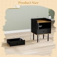 thumbnail image 3 of Costway Table de Chevet Table d'Appoint avec Tiroir et Tablette Ouverte pour Salon Chambre, 3 of 10